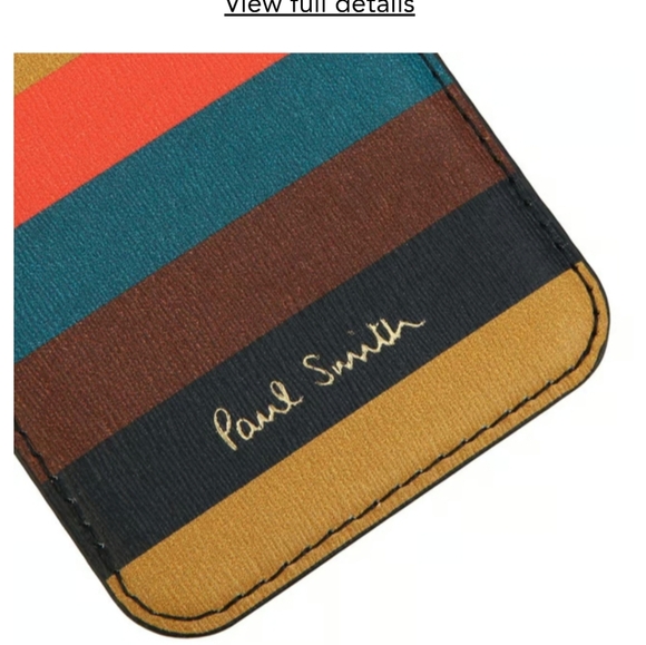 Paul Smith MEGSAFE IPHONE Striped Card Holder - Picture 2 of 3
